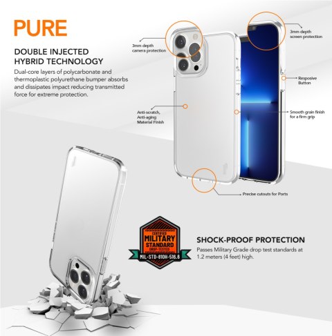 Ugly Rubber nakładka Pure do iPhone 11 Pro transparentna Ugly Rubber nakładka Pure do iPhone 11 Pro transparentna