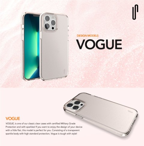 Ugly Rubber nakładka Vogue do iPhone 13 Mini 5,4" transparentna