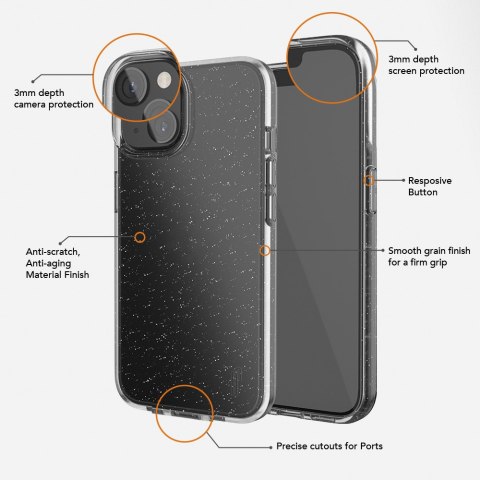 Ugly Rubber nakładka Vogue do iPhone 6G / 7G / 8G / SE 2 / SE 4 czarna
