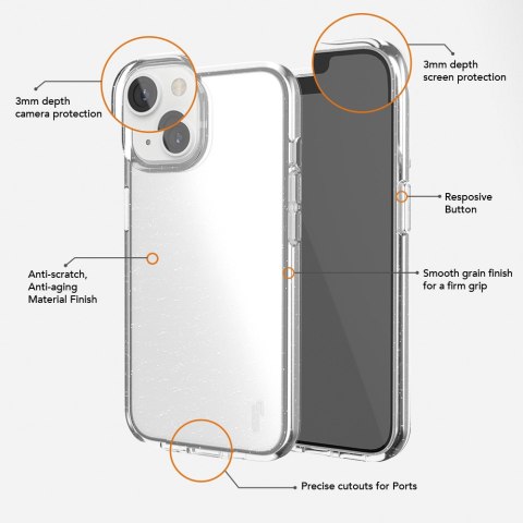 Ugly Rubber nakładka Vogue do iPhone X / Xs transparentna Ugly Rubber nakładka Vogue do iPhone X / Xs transparentna
