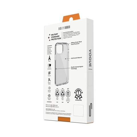 Ugly Rubber nakładka Vogue do iPhone X / Xs transparentna Ugly Rubber nakładka Vogue do iPhone X / Xs transparentna