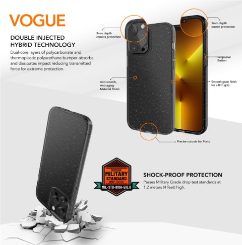 Ugly Rubber nakładka Vogue do iPhone X / Xs transparentna Ugly Rubber nakładka Vogue do iPhone X / Xs transparentna