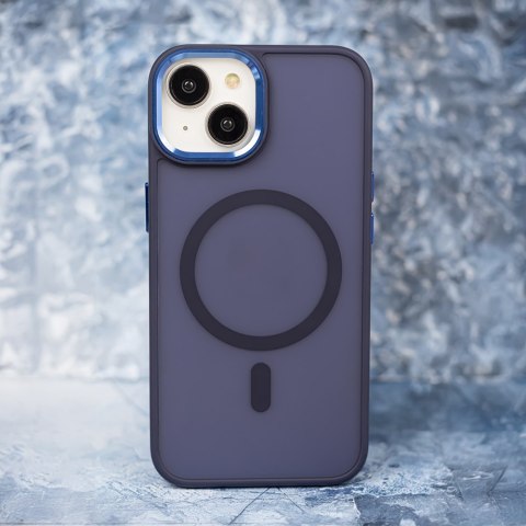 Nakładka Frozen Mag do iPhone 17 Pro 6,3" granatowa