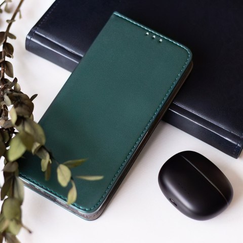 Etui Smart Magnetic do Motorola Edge 60 Pro 5G ciemnozielone