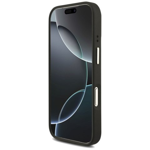 Guess Nakładka 4G PU Leather Case Big 4G And Classic Logo With Big 4G PU Nylon Strap And Metal Camera And Buttons Do iPhone 17 P