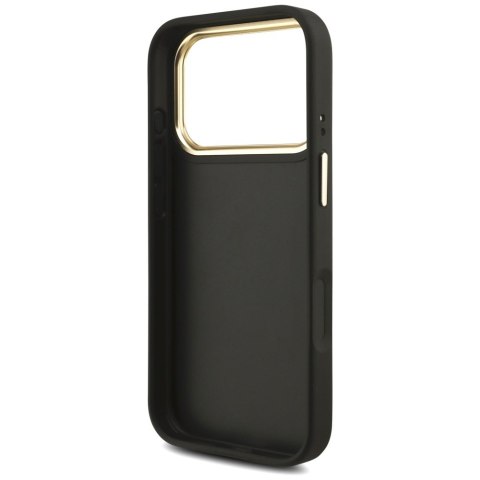 Guess Nakładka 4G PU Leather Case Big 4G And Classic Logo With Big 4G PU Nylon Strap And Metal Camera And Buttons Do iPhone 17 P