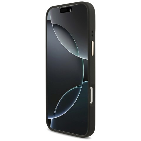Guess Nakładka 4G PU Leather Case Big 4G And Classic Logo With Big 4G PU Nylon Strap And Metal Camera And Buttons Do iPhone 17 P