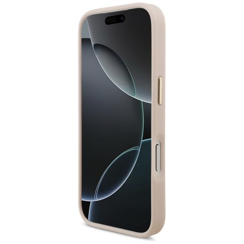 Karl Lagerfeld nakładka PU leather case with Karl script logo and metal camera buttons do iPhone 17 Pro czarna