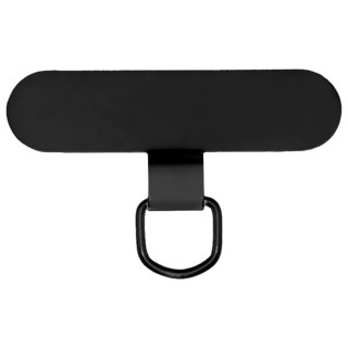 Wkładka / insert do mocowania zawieszki metalowy czarny