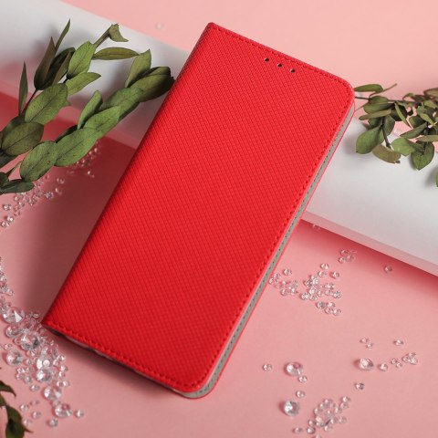 Etui Smart Magnet do Honor X5c Plus czerwone