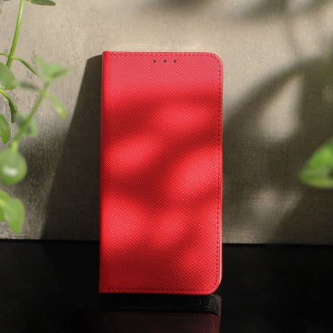 Etui Smart Magnet do Honor X5c Plus czerwone