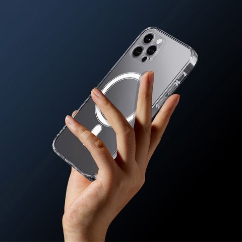 Nakładka Anti Shock 1,5 mm Mag do iPhone 17 Pro 6,3" transparentna camera protection open ring