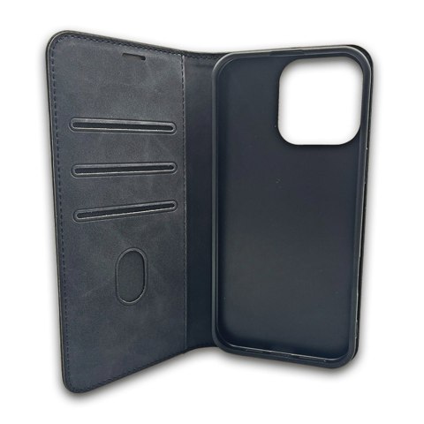 Etui Smart Suede do iPhone 12 / 12 Pro 6,1" czarne