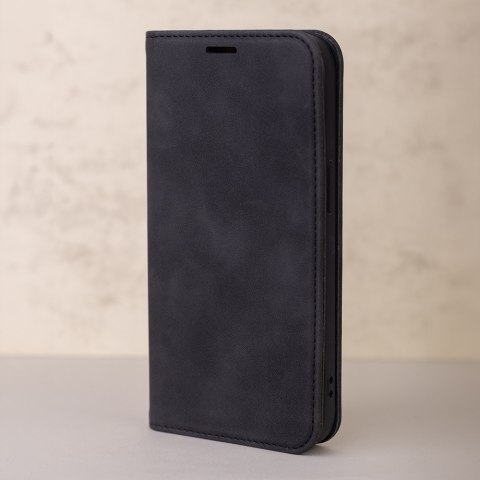 Etui Smart Suede do iPhone 12 / 12 Pro 6,1" czarne