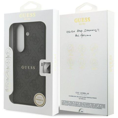 Guess nakładka 4G Classic MagSafe do Samsung Galaxy Z Fold7 czarna