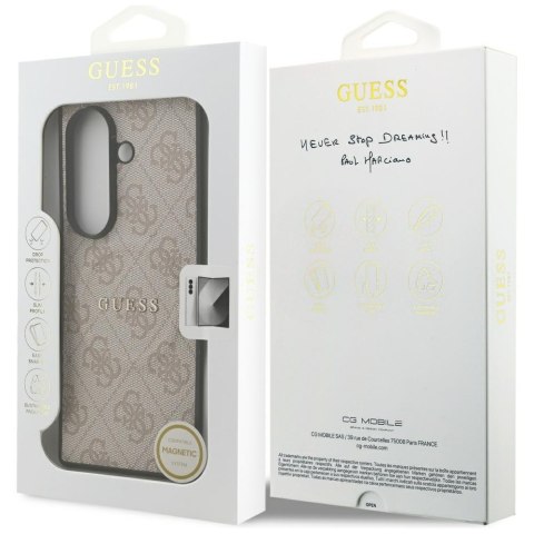 Guess nakładka 4G Classic MagSafe do Samsung Galaxy Z Fold7 różowa