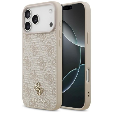 Guess nakładka 4G Small 4G and Classic MagSafe do iPhone 17 Pro Max różowa