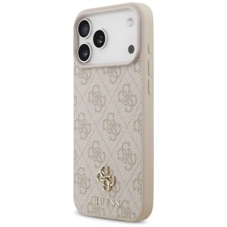 Guess nakładka 4G Small 4G and Classic MagSafe do iPhone 17 Pro Max różowa