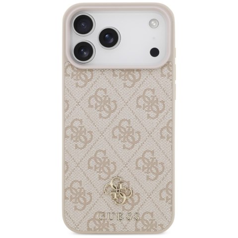 Guess nakładka 4G Small 4G and Classic MagSafe do iPhone 17 Pro Max różowa