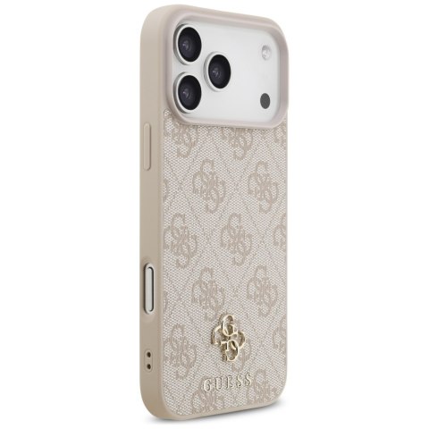 Guess nakładka 4G Small 4G and Classic MagSafe do iPhone 17 Pro Max różowa