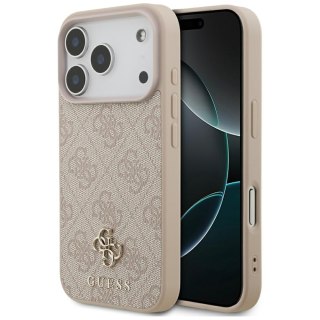Guess nakładka 4G Small 4G and Classic MagSafe do iPhone 17 Pro różowa