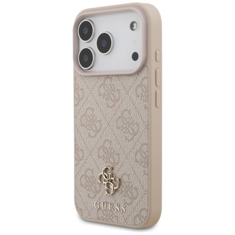 Guess nakładka 4G Small 4G and Classic MagSafe do iPhone 17 Pro różowa
