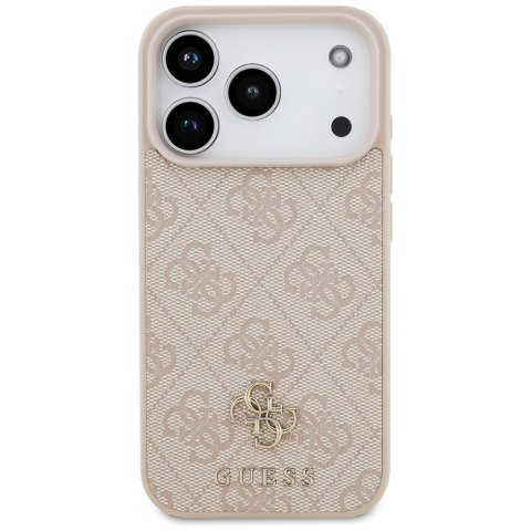 Guess nakładka 4G Small 4G and Classic MagSafe do iPhone 17 Pro różowa