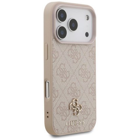 Guess nakładka 4G Small 4G and Classic MagSafe do iPhone 17 Pro różowa