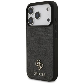 Guess nakładka 4G Small Classic Logo MagSafe do iPhone 17 Pro czarna