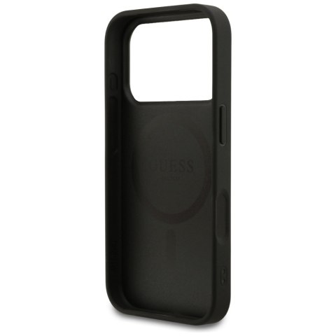 Guess nakładka 4G Small Classic Logo MagSafe do iPhone 17 Pro czarna