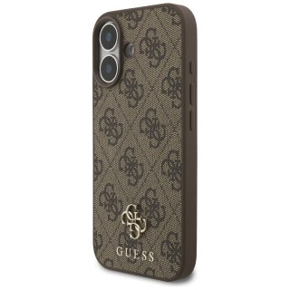 Guess nakładka 4G Small Classic Logo MagSafe do iPhone 17 brązowa
