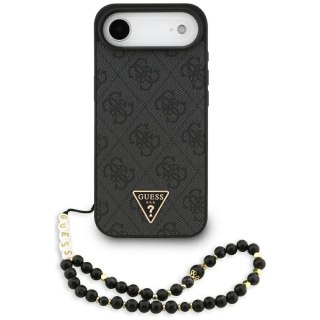 Guess nakładka 4G Strap Triangle Logo MagSafe do iPhone 17 Air czarna