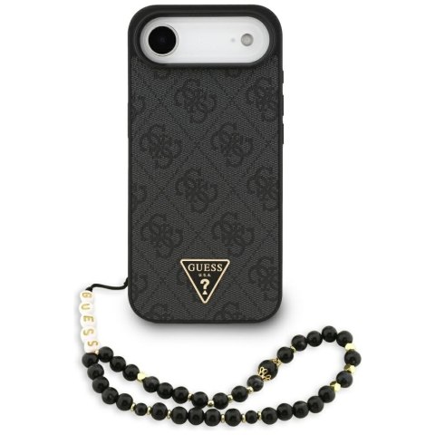 Guess nakładka 4G Strap Triangle Logo MagSafe do iPhone 17 Air czarna