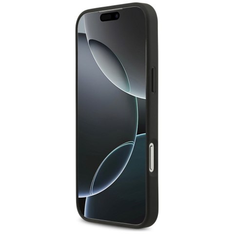 Guess nakładka 4G Strap Triangle Logo MagSafe do iPhone 17 Pro Max czarna