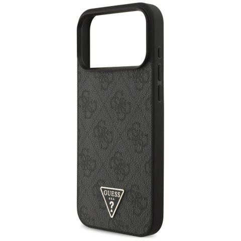 Guess nakładka 4G Strap Triangle Logo MagSafe do iPhone 17 Pro Max czarna