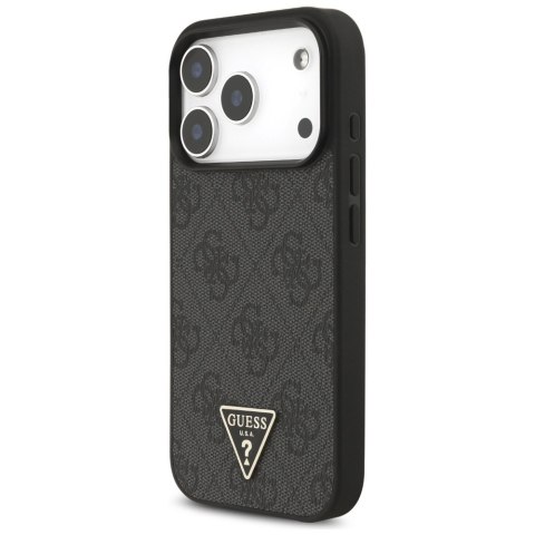 Guess nakładka 4G Strap Triangle Logo MagSafe do iPhone 17 Pro czarna