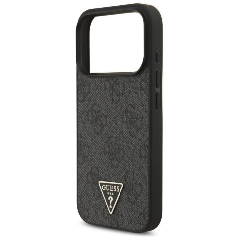 Guess nakładka 4G Strap Triangle Logo MagSafe do iPhone 17 Pro czarna