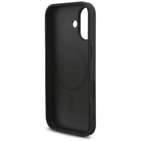 Guess nakładka 4G Strap Triangle Logo MagSafe do iPhone 17 czarna