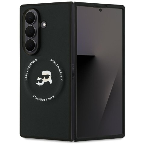Karl Lagerfeld nakładka Karl&Choupette Logo MagSafe do Samsung Galaxy Z Fold7 czarna