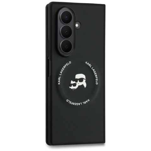 Karl Lagerfeld nakładka Karl&Choupette Logo MagSafe do Samsung Galaxy Z Fold7 czarna