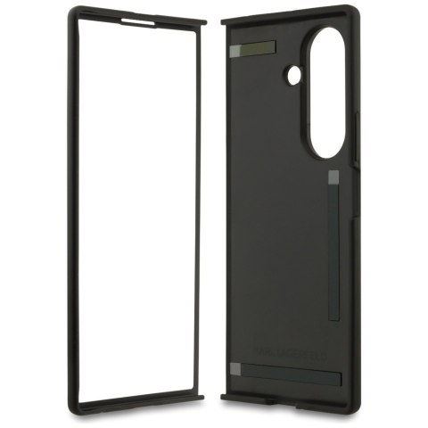 Karl Lagerfeld nakładka Karl&Choupette Logo MagSafe do Samsung Galaxy Z Fold7 czarna