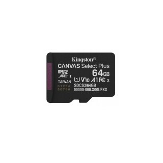 Kingston *microSD 64GB Canvas Select+ G3 150MB/s Adapt
