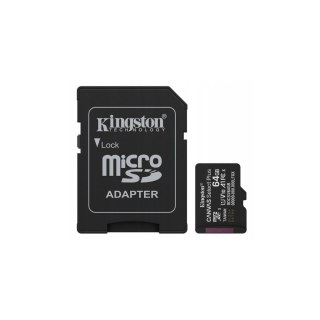Kingston *microSD 64GB Canvas Select+ G3 150MB/s Adapt