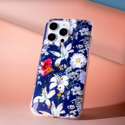 Nakładka Glow Glam do Samsung Galaxy A16 4G / A16 5G niebieska