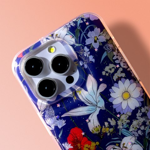 Nakładka Glow Glam do Samsung Galaxy A36 5G / A56 5G niebieska