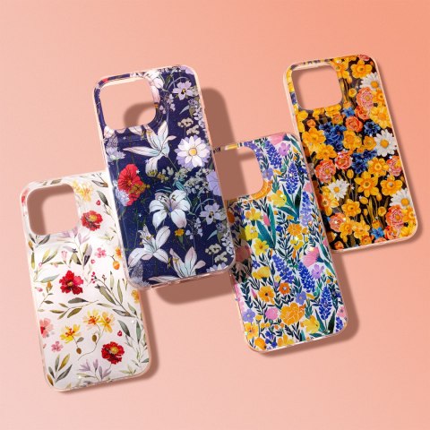 Nakładka Glow Glam do Samsung Galaxy A36 5G / A56 5G niebieska