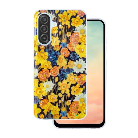 Nakładka Glow Glam do Samsung Galaxy A36 5G / A56 5G pomarańczowa
