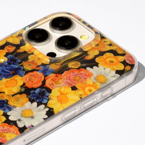 Nakładka Glow Glam do Samsung Galaxy A36 5G / A56 5G pomarańczowa