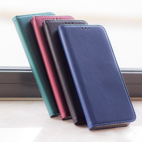 Etui Smart Magnetic do Motorola Moto G86 Power ciemnozielone