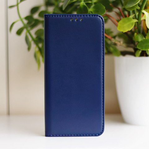 Etui Smart Magnetic do Honor Magic 6 Lite / Honor X50 5G granatowe